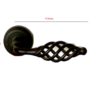 Cast Iron Lever On Rose With Basket Grip 115mm #1565 - Image 2