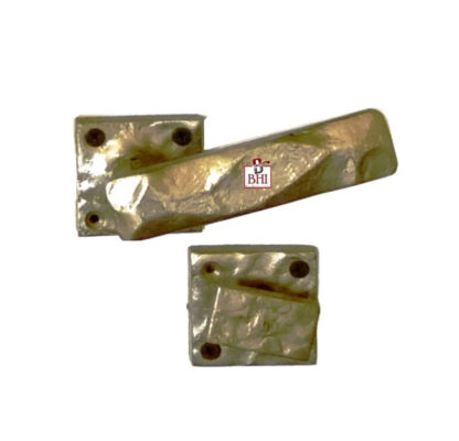 Brass Lever On Rose Medieval + Turn Button Set 110mm #1572 - Image 4