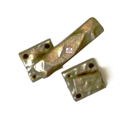 Brass Lever On Rose Medieval + Turn Button Set 110mm #1572 - Image 5