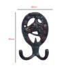 Cast Iron Coat Hook Double Equisterian 65mm #1687 - Image 2