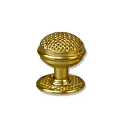 BRASS DOOR KNOB FIXED MESH DESIGN 55mm#1992 - Image 2