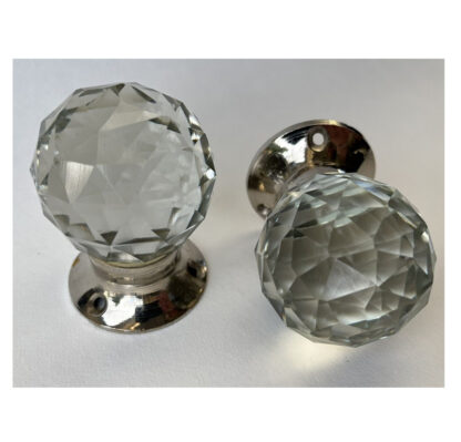 GLASS CRYSTAL DOOR KNOB 48mm #2021