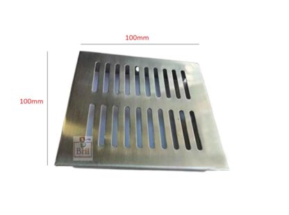 Stainless Steel PVC Air Vent Grill, Stainless Steel Ventilation Grille, Satin Nickel Finish Ventilation Mesh, Suitable for Cabinets, Furniture Ventilation 100mm #2396 - Image 2