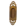Traditional Vintage Patina Flush Pull Door Handle Sliding Door Flush Handle with Fixing Screw for Drawer Cabinet Wardrobe Sliding Doors 165mm #2407