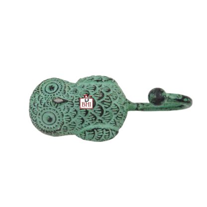 Cast Iron Animal Coat Hook"OWL" Style 150mm #2525 Patina Finish - Image 2