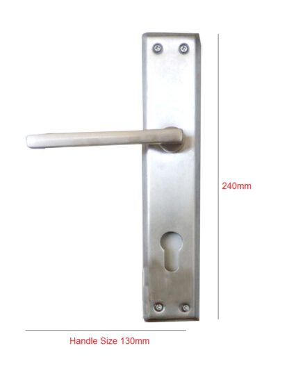 Aluminum Door Pull Handle 40mm PLATE,130mm HANDLE #2600 - Image 2