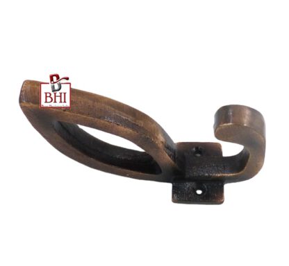 Cast Iron Hat & Coat Hook 110mm#2615 Copper Antique Finish