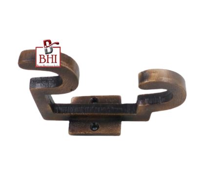 Cast Iron Hat & Coat Hook 100mm #2620 Copper Antique Finish
