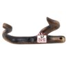 Cast Iron Hat & Coat Hook 130mm #2622 Copper Antique Finish - Image 2