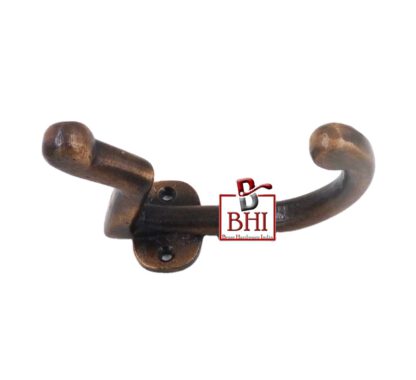 Cast Iron Hat & Coat Hook 90mm #2625 Copper Antique Finish