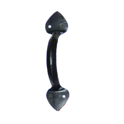Hand Forged Iron Gothic style Door Pull Handle Bees Waxed Herrajes Castellanos Manillon 150mm #2647