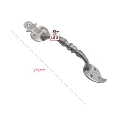 Cast Iron Fancy Dutch Door Pull Handle 270mm #2650 - Image 2