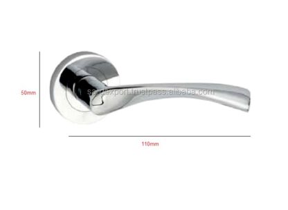 Zinc Door Handle 110mm #2719 - Image 2