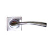 ZINC DOOR HANDLE ON SQURE ROSE 120x53x53mm #2721