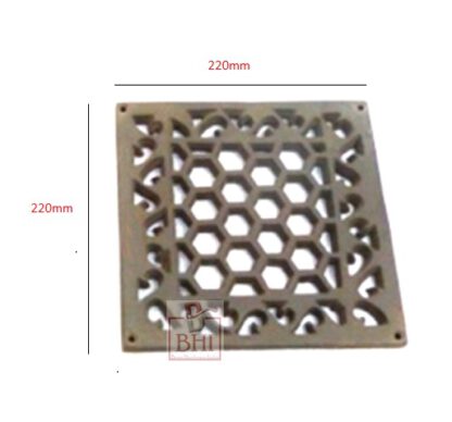 Cast Iron Doormat - Vintage & Beautiful Vine Design & Large Front Door Mat - Non-Slip Outside Mat Shoe Scraper - Decorative Entrance Mats 220mm #2816 - Image 2