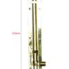 Door Lock Bolt Brass Sliding Latch Bolt with Screws - Lock for Bathroom, Bedroom, Toilet, Shed, Pet Doors Polish Brass Finish 200mm #2966 - Image 2