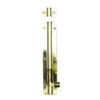 Door Lock Bolt Brass Sliding Latch Bolt with Screws - Lock for Bathroom, Bedroom, Toilet, Shed, Pet Doors Polish Brass Finish 180mm #2967