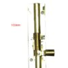 Door Lock Bolt Brass Sliding Latch Bolt with Screws - Lock for Bathroom, Bedroom, Toilet, Shed, Pet Doors Polish Brass Finish 100mm #2970 - Image 2