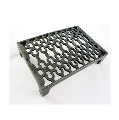 Cast Iron Air Vent Grill Antique Old Slotted Victorian Decorative Style Open Outdoor Air Vent Ornate Quality Solid Matt Black Finish 230mm #3149 - Image 3