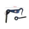 Antique Handforge Iron Barn Door Gate Hook Latch Scandinavia Wrought Iron Cabin Hook Screw Fixing style 100mm #3161 - Image 2
