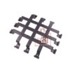 Speak-Easy Decorative Door Forged Iron Grill for Peephole and Door Viewer in Home, Office & Wine Cellar, with Curly Slim Design 300mm #3819 - Image 3