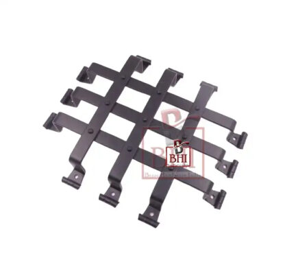 Speak-Easy Decorative Door Forged Iron Grill for Peephole and Door Viewer in Home, Office & Wine Cellar, with Curly Slim Design 300mm #3819 - Image 3