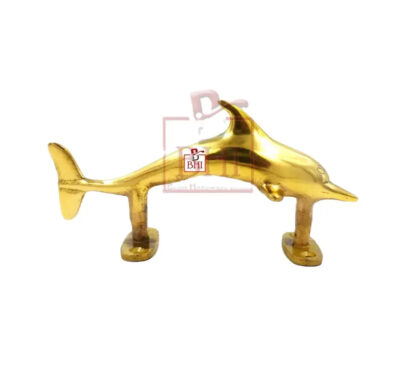 Brass Door Pull Handle Dolphin 185mm #3905 - Image 4