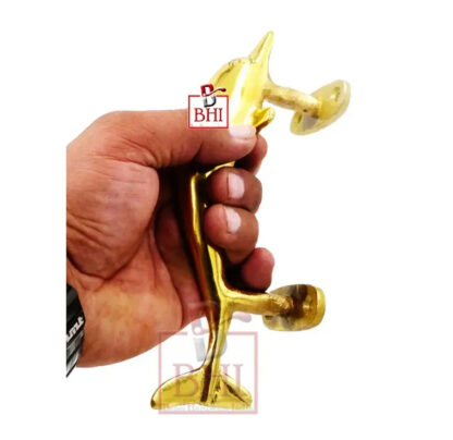 Brass Door Pull Handle Dolphin 185mm #3905 - Image 5