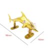 Brass Door Pull Handle Dolphin 185mm #3905 - Image 2