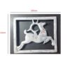Cast Iron Trivet, Decorative Heavy Duty Hot Pot Holder Mat, Vintage Pattern Cast Iron Trivet with Pegs for Kitchen Dining Table 180mm #5021 - Image 2