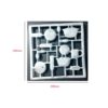 Cast Iron Trivets , Decorative Heavy Duty Hot Pot Holder Mat, Vintage Pattern Cast Iron Trivets with Pegs for Kitchen Dining Table 200mm #5023 - Image 2