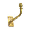 Brass Reeded Style Hook 100mm # 5042 - Image 3
