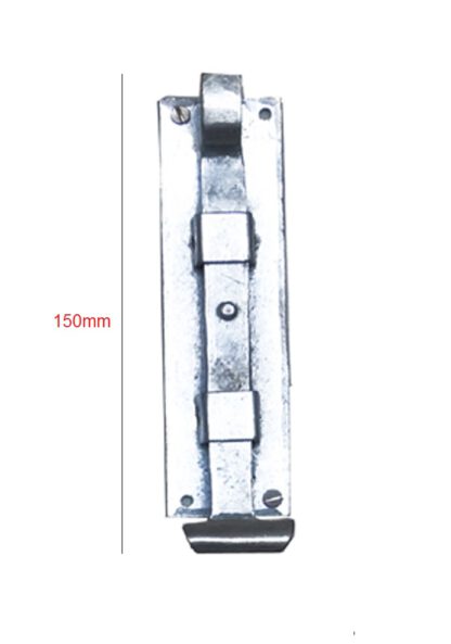Forged Iron Fish Tail Cranked/Necked Door Bolts Hand Forged Zinc Plated Finish Traditional Vintage Door Slide Bolt 150mm #542 - Image 2