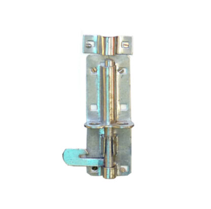 Sheet Iron Brenton Bolt Pad Sliding Door Lock for Bedroom Patio Door Security Heavy Duty Sheet Iron Galvanised Finish Gate Latch Garden Shed Gate Bolts for Wooden Gates 163mm #549