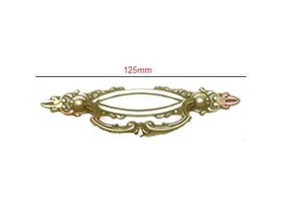 Brass Cabinet Pull 125mm #741 (Set of 4 Pcs) - Image 2