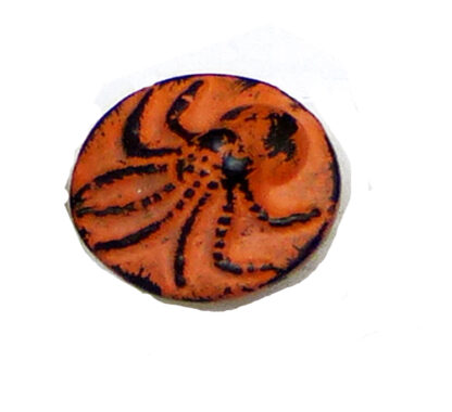 Cast Iron Cabinet Knob Hand Painted 35mm #809 (Set of 6 Pcs)