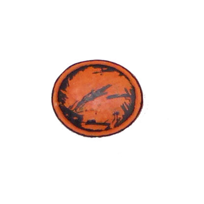 CAST IRON CABINET KNOB HAND PAINTED 35mm #822 (Set of 6 Pcs)