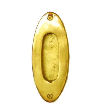 Traditional Vintage Barss Antique Flush Pull Door Handle Sliding Door Flush Handle with Fixing Screw for Drawer Cabinet Wardrobe Sliding Doors 140mm #989