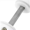 Ceramic Mortise Door Knob Set Classic White Round Sprung Handle Internal 55mm #2322 - Image 4