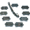 Robust Cast Iron Hat & Coat Hook-and-plaque with text "GWR- England Great Western Railways 110mm #1266 Black / Rustic / Natural Lacquered Finishes - Image 5