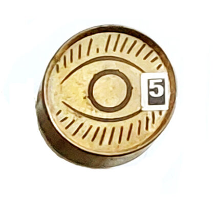 BRASS+WOOD CABINET KNOB HANDMADE 40mm #2235 (Set of 6 Pcs)