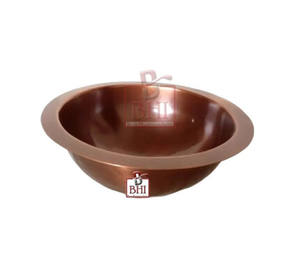 COPPER WASH BASIN 16x6 Inch#5064
