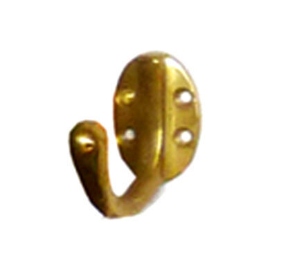 Brass Coat Hook 50mm #1697