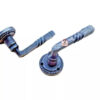 Cast Iron	Georgian twisted lever on rose 120mm#6261 - Image 3