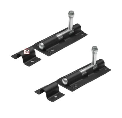Ironmongery Straight Tower Bolt - Japanned Black  - 6" - Great for securing Flush Fitting Gates and shed Doors in a Closed Position, Adding Increased Security Door Bolt 150mm #548 - Image 3