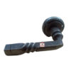 Cast Iron	Georgian twisted lever on rose 120mm#6261 - Image 4