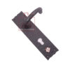 Cast Iron Door Handle On Plate 260mm #1444 - Image 5