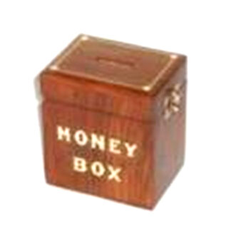 Wood Money Box #21041