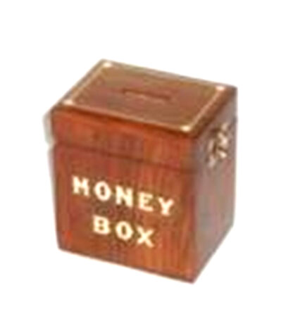 Wood Money Box #21041