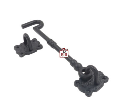 Cast Iron Cabin Hook 200mm #1244 Black Finish - Image 4
